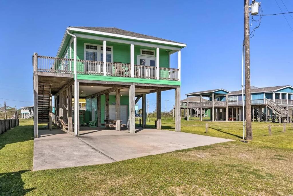 Coastal Heaven - Crystal Beach Relaxing Beach Home Bolivar Peninsula Extérieur photo